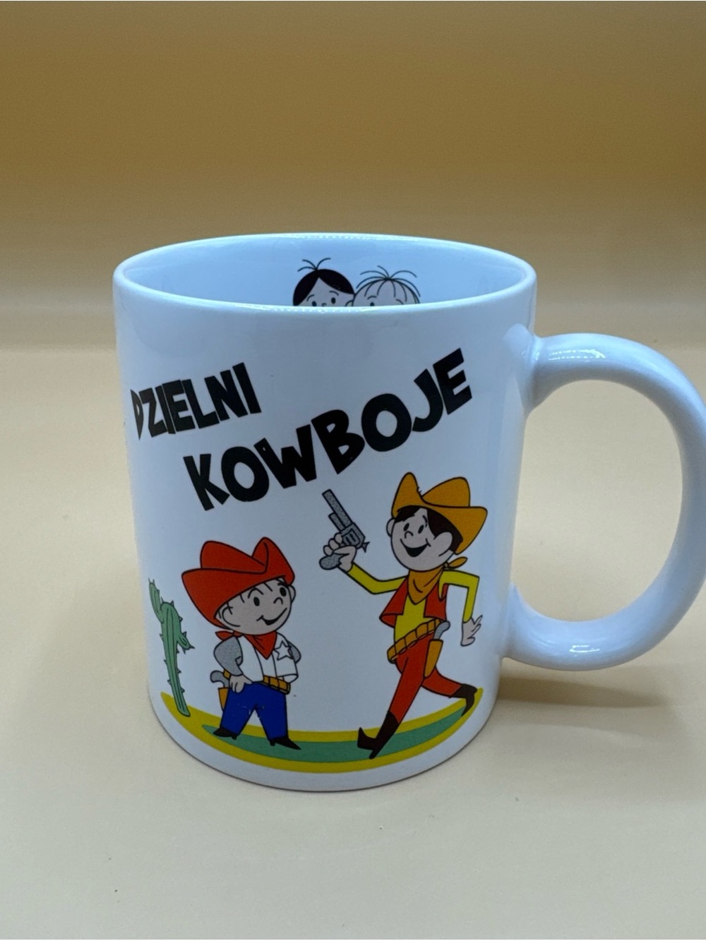 Bolek and Lolek mug - Polish cartoon - Dzielni Kowboje brave Cowboys
